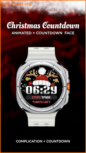 Christmas Countdown Watch Face screenshot