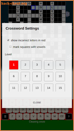 Christmas Crosswords screenshot