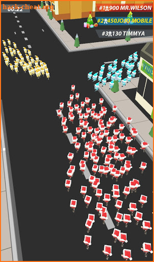 Christmas Crowd in City screenshot