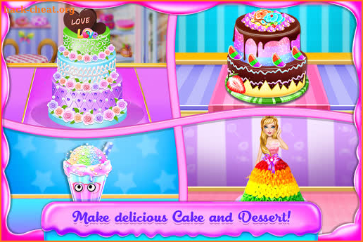 Christmas Doll Cooking Cakes & Desserts- Bakery 🎂 screenshot