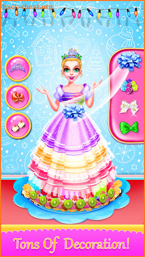 Christmas Dolls Sweet Tasty Desserts Cake Maker screenshot