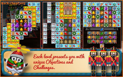 Christmas Drops 4 - Match three puzzle screenshot