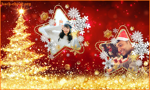 Christmas Dual Photo Frames screenshot