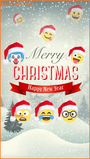 Christmas Emoji Funny Sticker screenshot