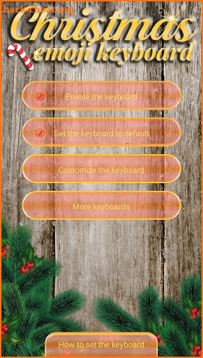 Christmas Emoji Keyboard screenshot