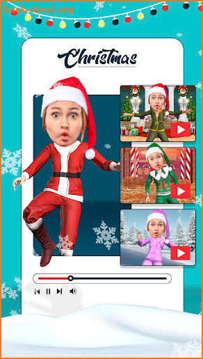 Christmas Face - Photo dance screenshot