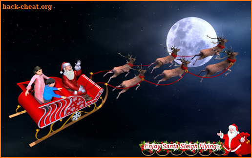 Christmas Flying Santa Gift screenshot