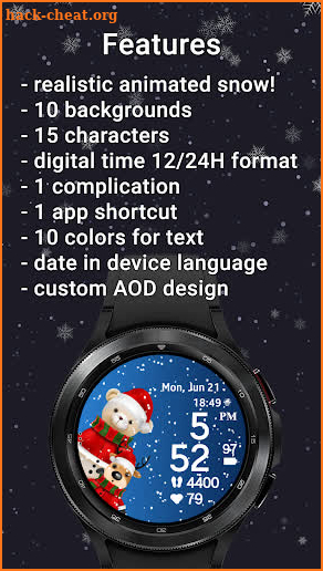 Christmas Friends for Watch4 screenshot