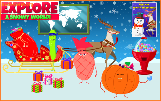 Christmas - Fruits Vs Veggies screenshot