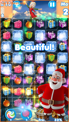 Christmas Games - santa match 3 games without wifi screenshot