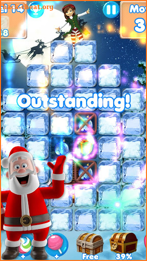 Christmas Games - santa match 3 games without wifi screenshot