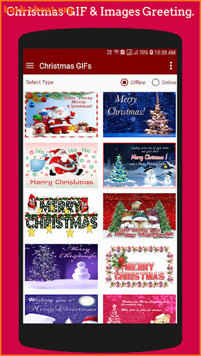 Christmas GIF 🎄 Greeting 🎅 screenshot