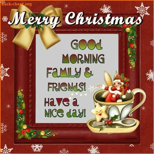 Christmas Good Morning Greetings screenshot