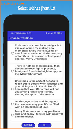 Christmas Greeting Card Maker screenshot