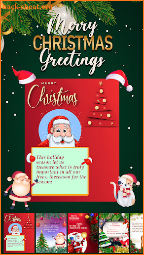 Christmas Greeting Card Wishes screenshot