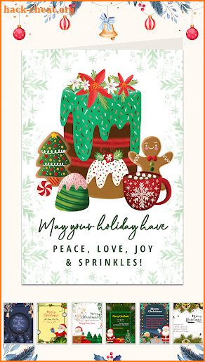 Christmas Greeting Card Wishes screenshot