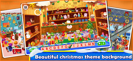 Christmas Hidden Objects : Alphabets & Numbers screenshot