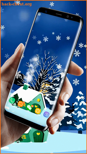 Christmas House Live Wallpaper screenshot