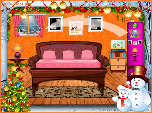 Christmas Interior House Decoration Party screenshot