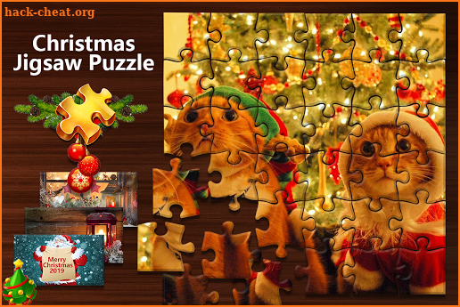 Christmas jigsaw puzzle screenshot