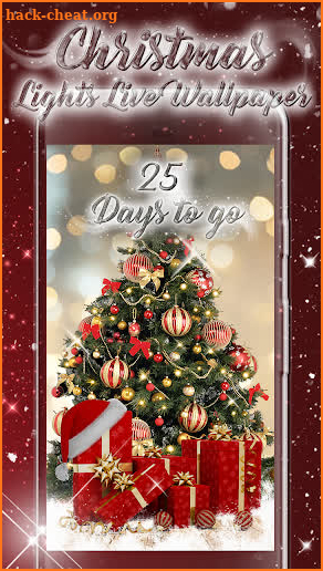 Christmas Lights Live Wallpaper: Xmas Countdown screenshot