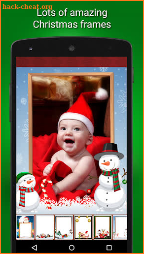 Christmas Live Camera Photo Frames screenshot