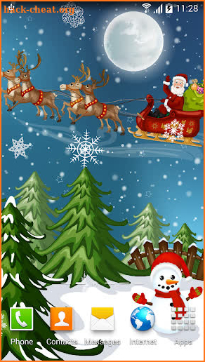 Christmas Live Wallpaper screenshot