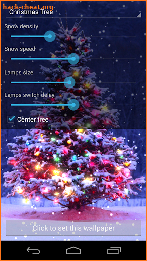 Christmas Live Wallpaper Pro screenshot