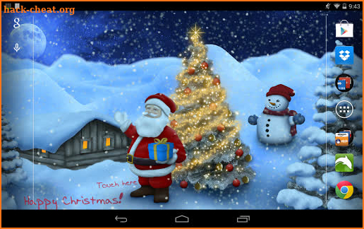 Christmas Live Wallpaper Pro screenshot