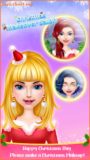 Christmas Makeup Game - Makeover & Salon for Girls screenshot