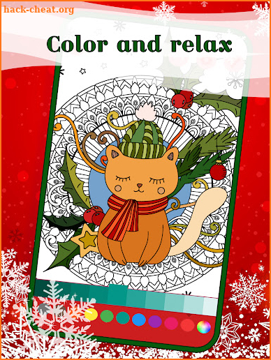 Christmas Mandala Colorings screenshot