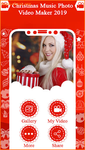 Christmas Music Photo Video Maker 2019 screenshot