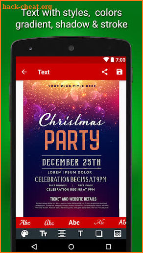 Christmas Party Invitations 💌 screenshot