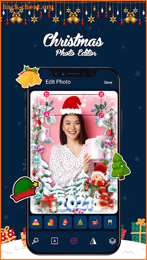 Christmas Photo Editor screenshot