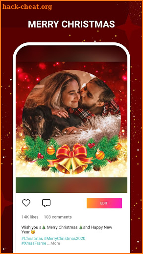 Christmas Photo Frame 2020, Christmas photo editor screenshot