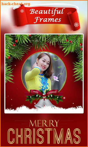 Christmas Photo Frame : Cake & Photo Card Maker screenshot