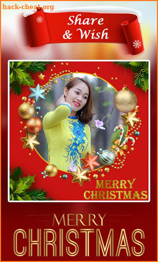 Christmas Photo Frame : Cake & Photo Card Maker screenshot