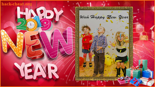 Christmas Photo Frame Editor:HBD & New Year Frames screenshot