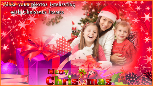 Christmas Photo Frame Editor:HBD & New Year Frames screenshot