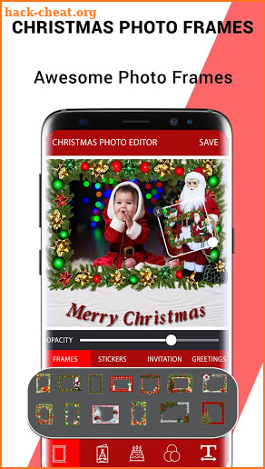 Christmas Photo Frames 2018 Christmas Photo Editor screenshot