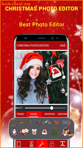 Christmas Photo Frames 2019 Christmas Photo Editor screenshot