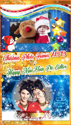 Christmas Photo Frames 2019 🎄 New Year Pic Editor screenshot