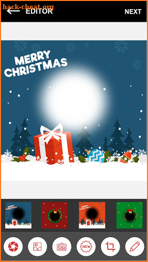 Christmas Photo Frames : Christmas Photo Editor HD screenshot