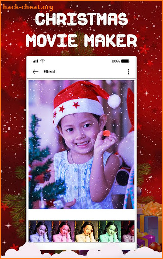 Christmas Photo Video Maker Music screenshot