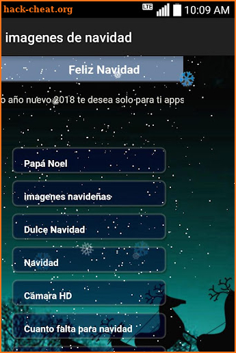 Christmas phrases and images screenshot