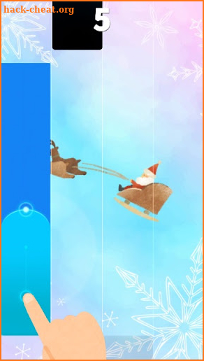 Christmas Piano Game Tiles screenshot