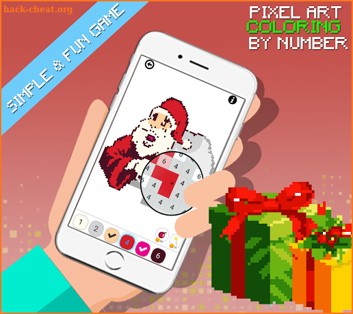 Christmas Pixel Art - Coloring By Number screenshot