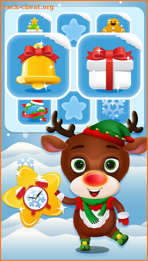 Christmas Reindeer Phone Alarm Clock screenshot