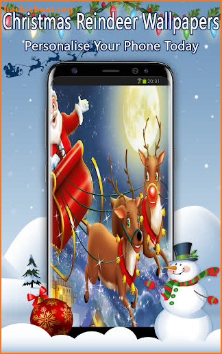 Christmas Reindeer Wallpapers screenshot