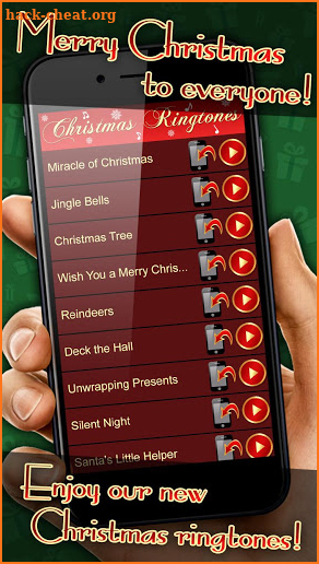 Christmas Ringtones - Latest Holiday Songs screenshot